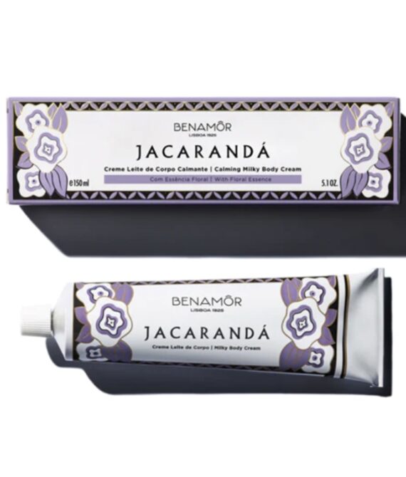 Crema Corporal Lechosa Calmante Jacarandá 150ml.