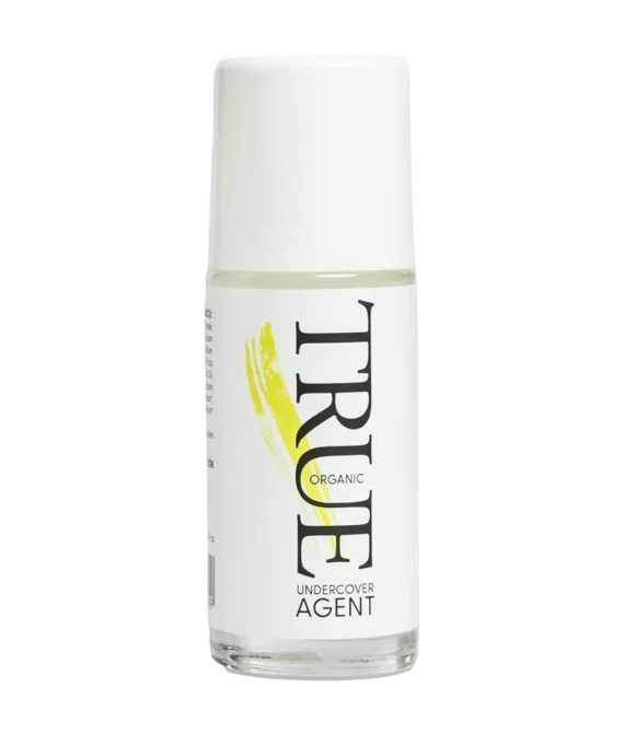 Desodorante Undercover Agent Aroma natural a hierba limón para una protección durante todo el día.