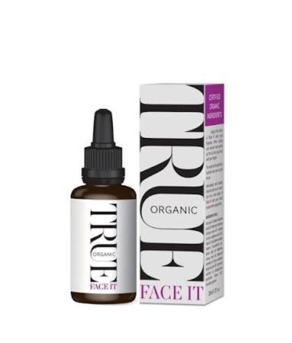 Sérum facial orgánico Face It Sérum antiedad para piel seca, madura y sensible